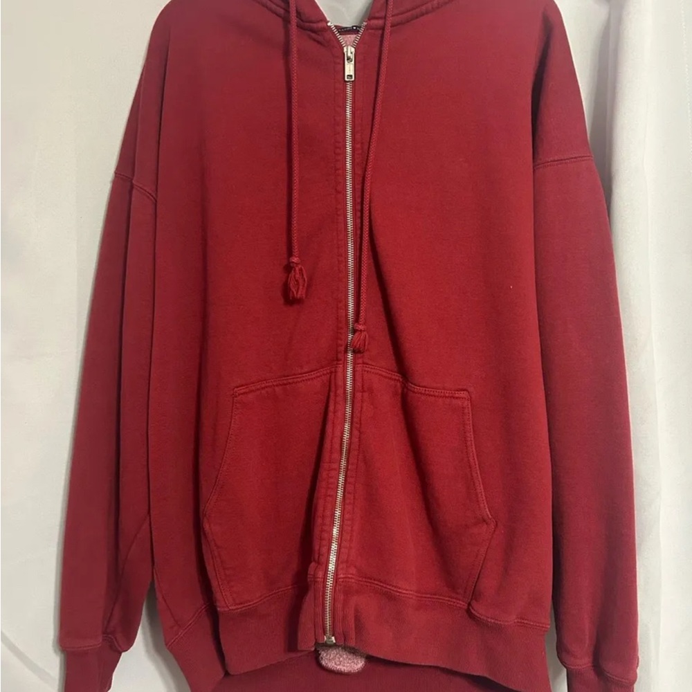 Brandy Melville Cherry Red Hoodie